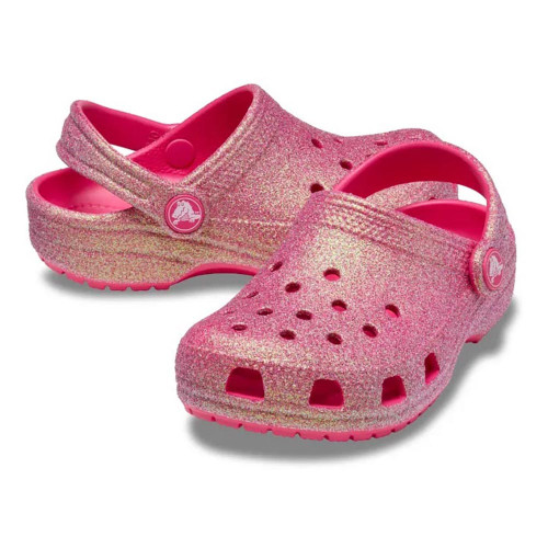Crocs Kids' Classic Iridescent Glitte Clog